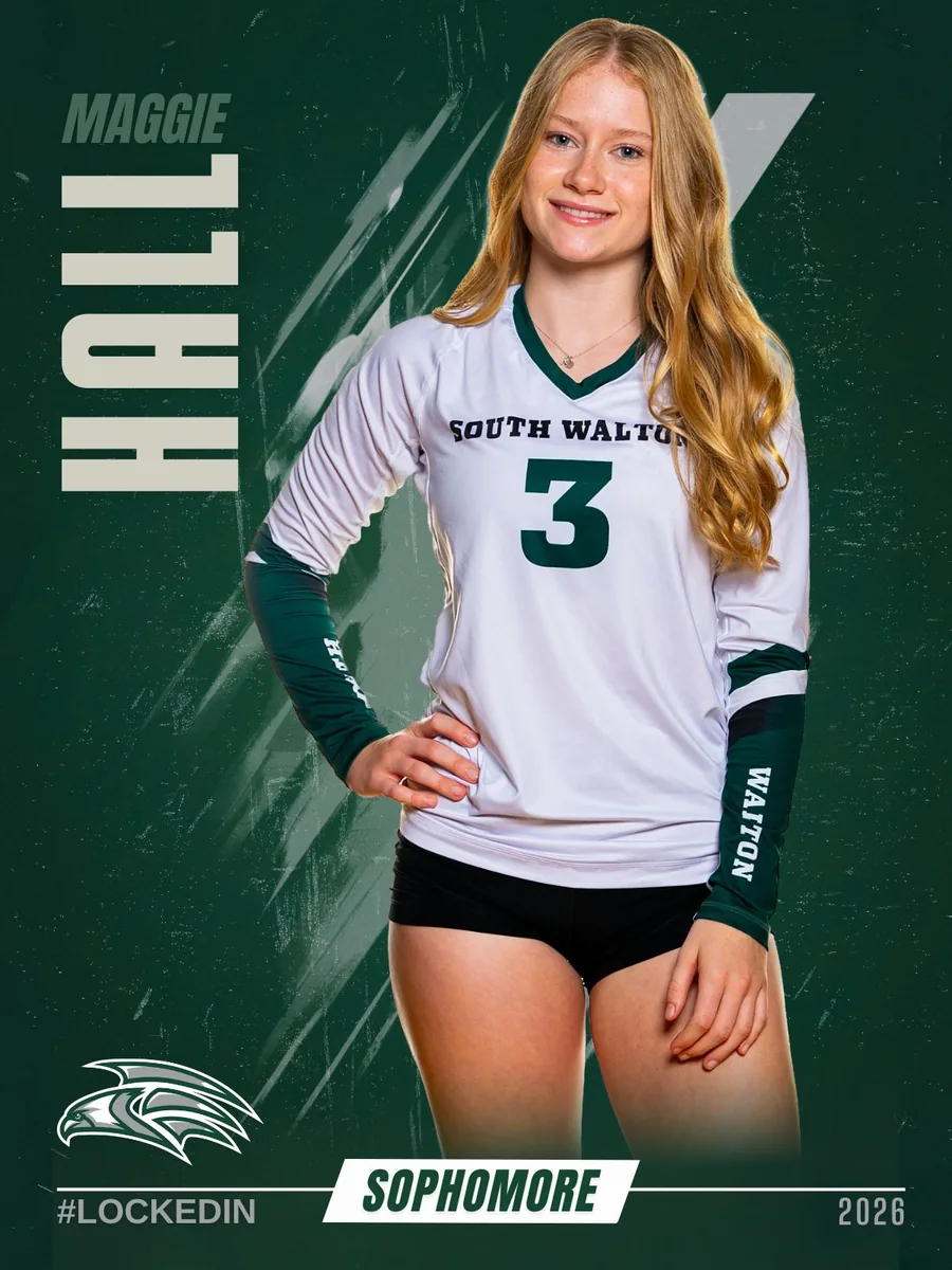 Maggie Hall, South Walton Seahawks volleyball Junior Varsity Sophomore headshot