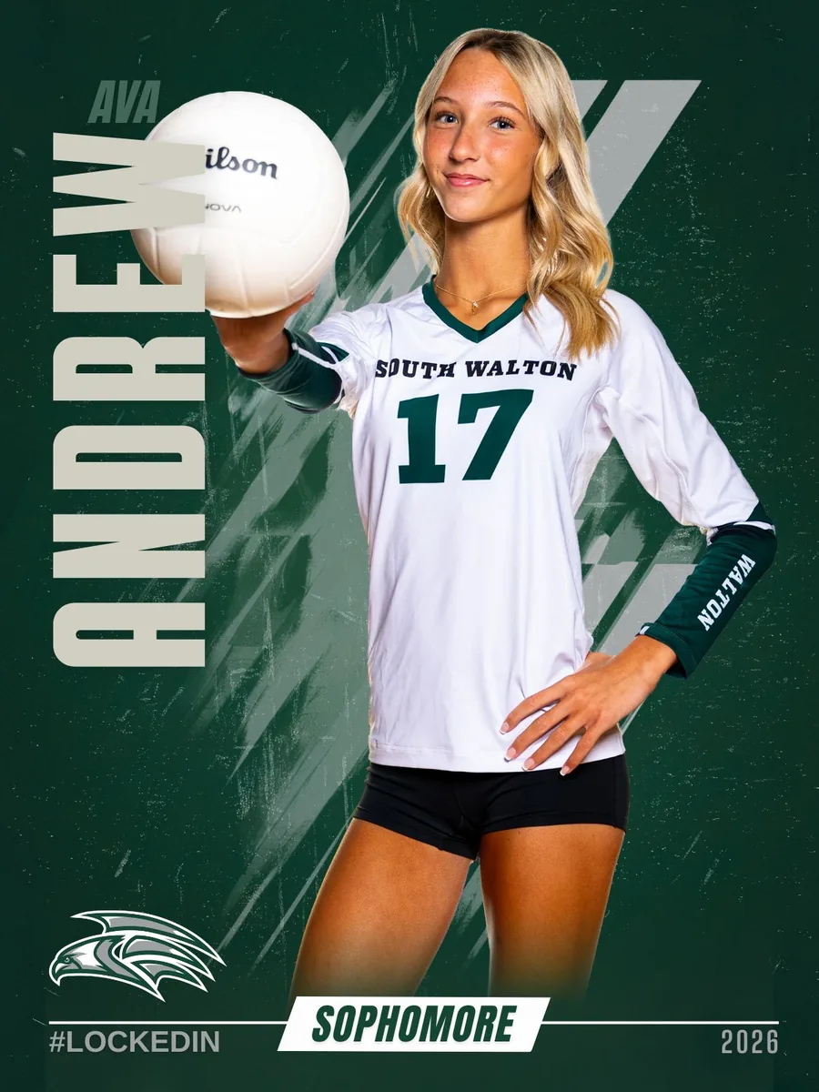 Ava Andrew, South Walton Seahawks volleyball Junior Varsity Sophomore headshot