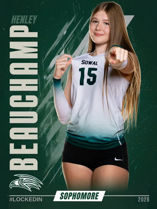 Henley Beauchamp, South Walton Seahawks volleyball Varsity Sophomore headshot